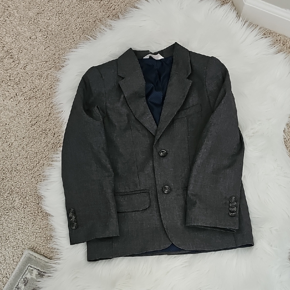 Boys Gray Suit Jacket Size 6 Cat & Jack